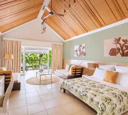 Contemporary-designed rooms.