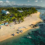 Vista aérea del Beachcomber Victoria.