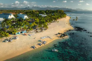 Aerial view of Victoria Beachcomber.