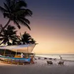 Disfrute de una mágica puesta de sol en la isla de Benguerra. 