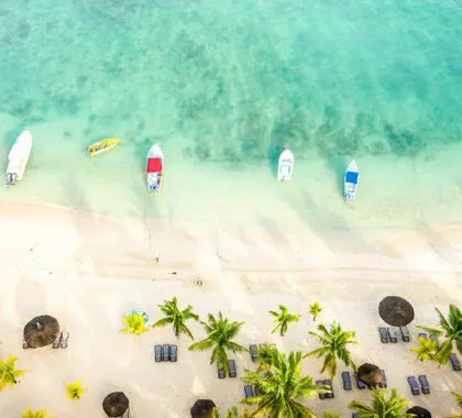 Water sports available.