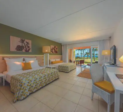 Deluxe ground floor room.