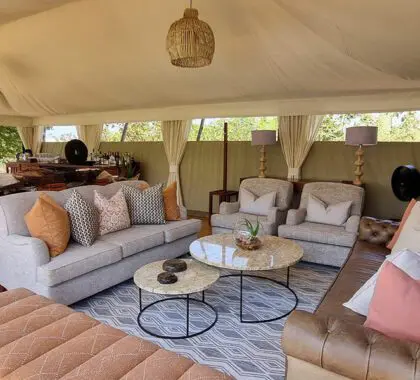Sala de estar para invitados.
