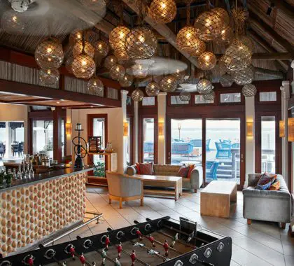 Bar interior.