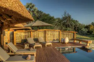 Camp Okavango swimming pool.