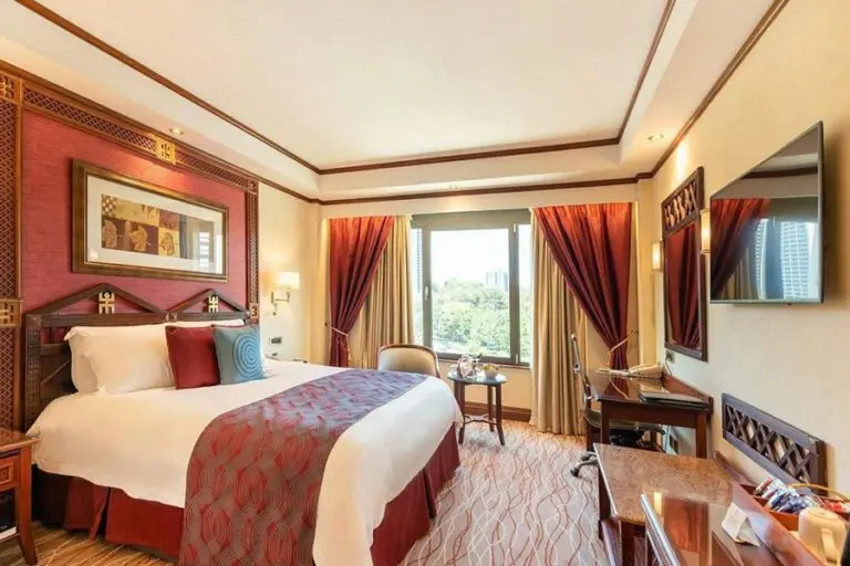 Kigali Serena Hotel Deluxe Room interior.