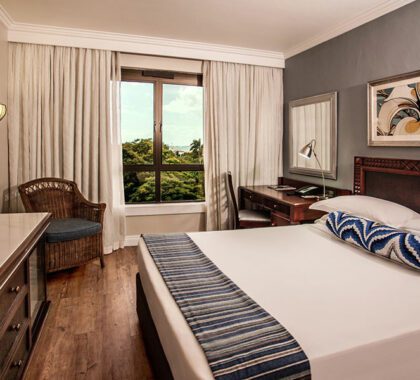 Dar es Salaam Serena Hotel suite interior.