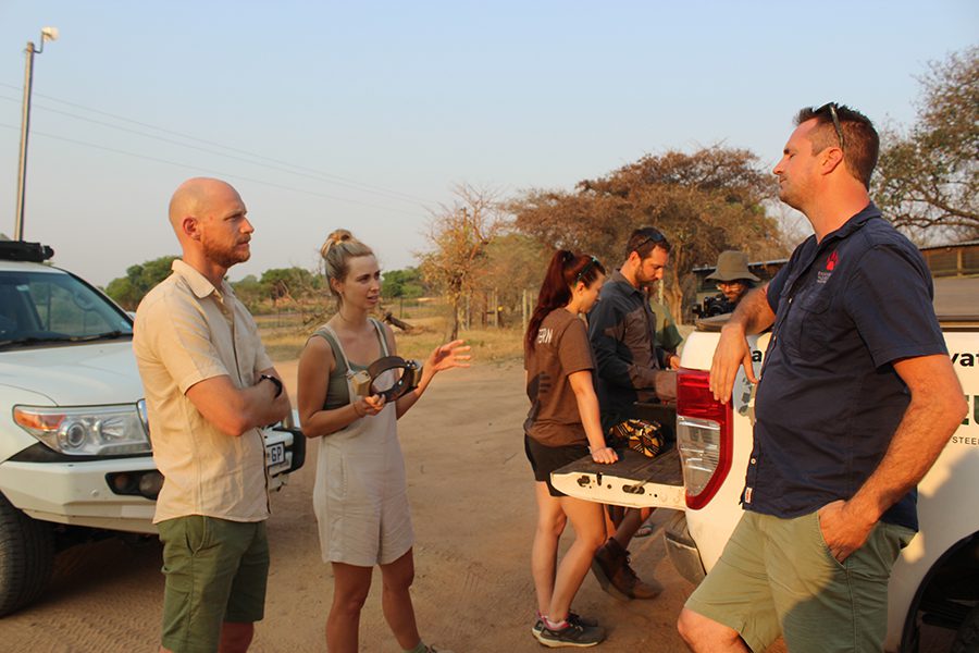 Go2Africa meets up with EWT to track wild dog in the Kruger, South Africa.