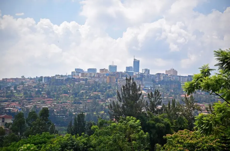 Kigali, the capital city of Rwanda. 