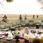 El desayuno perfecto de bienvenida en el campamento Chisa Busanga.