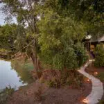 Exterior del chalé de Chindeni Bushcamp.