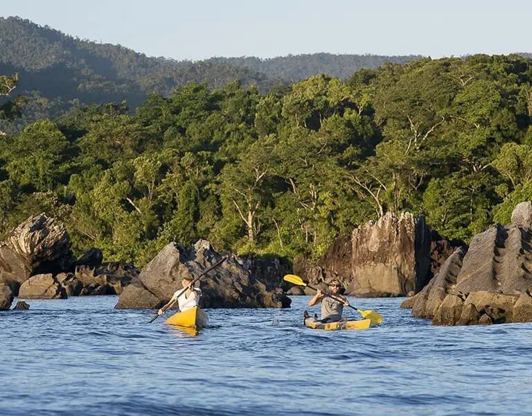 Try your hand at sea kayaking. 