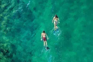 Aguas ideales para practicar snorkel. 