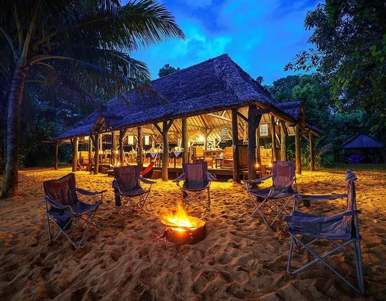 Evenings around the fire.