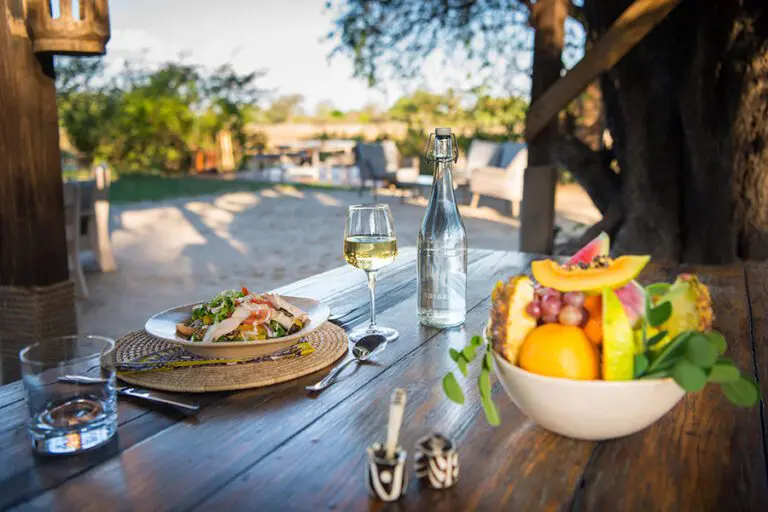 Delicious leisurely lunches on the island
