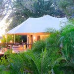 Luxurious double tented suite. 