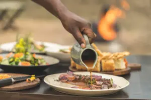 Delicious cuisine. 
