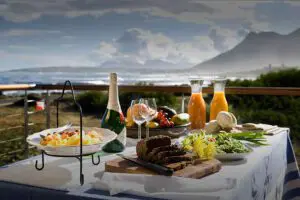 Desayuno con vistas.