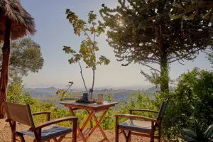 Enjoy coffee with a view.