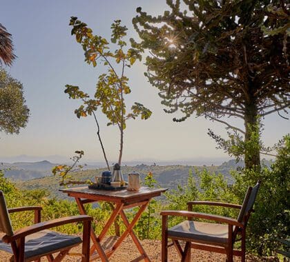 Disfrute de un café con vistas.
