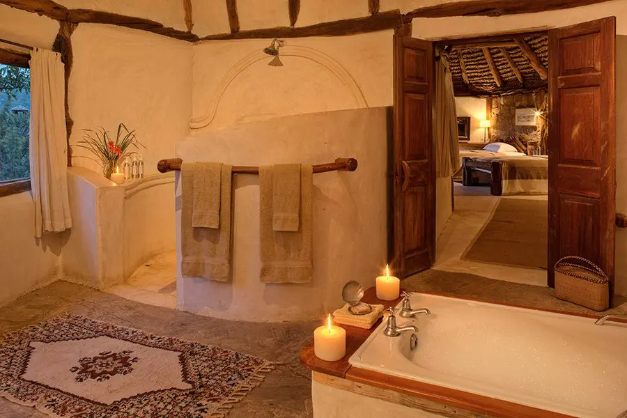 Your en-suite bathroom is a great space to wash off the day's adventure.