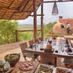 Pizza lunch at Borana.