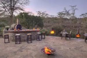 A boma dinner night.