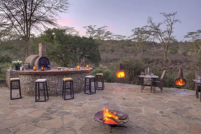 A boma dinner night.