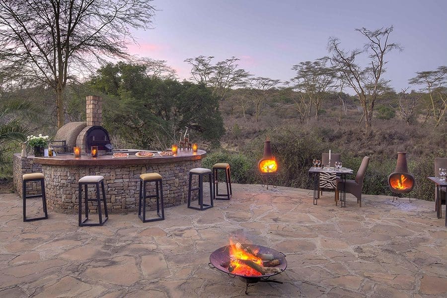 A boma dinner night.