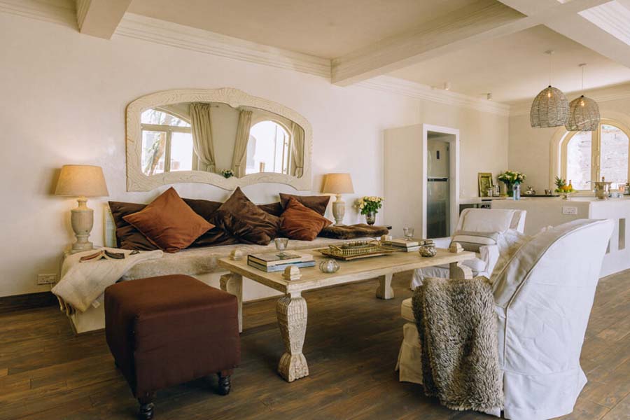 Beautiful spaces for relaxation. 