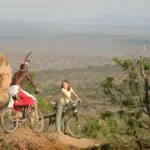 Senderos para bicicleta de montaña en los alrededores de Loisaba Conservancy.