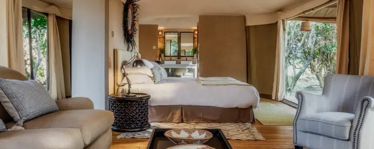 Ilkeliani Camp features luxury tented suites.