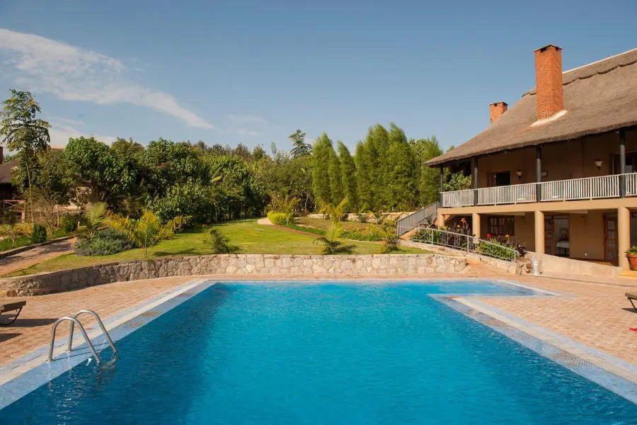 The swimming pool at Kitela.