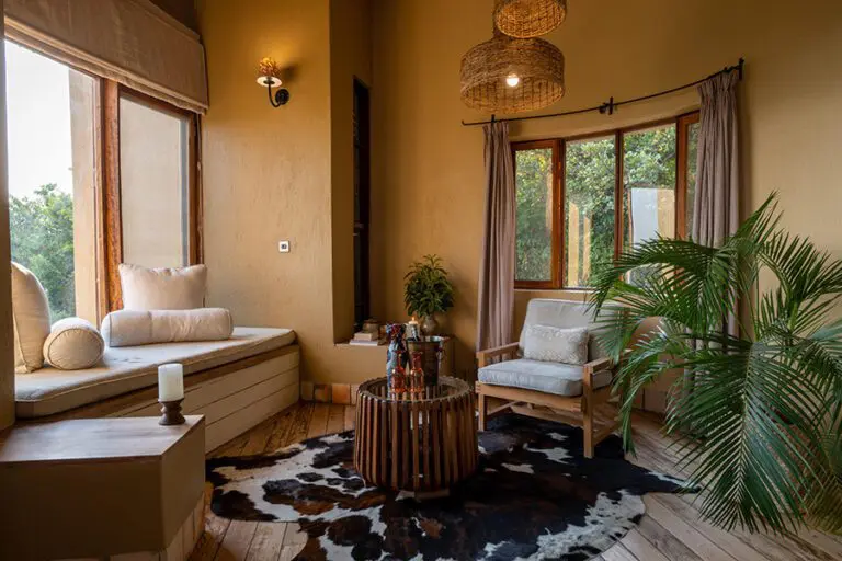 Plenty of room to relax at Kyambura Gorge Lodge