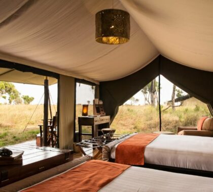 Lemala Mara Mobile Tented Camp_tent interior