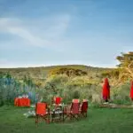 Puesta de sol en el Lemala Ngorongoro Tented Camp.