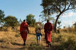 Paseos guiados con los masai.