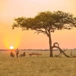 Sundowners with a view.