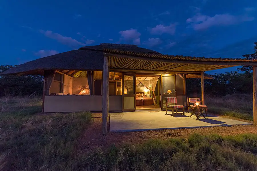 campamento-hwange-habitación-exterior