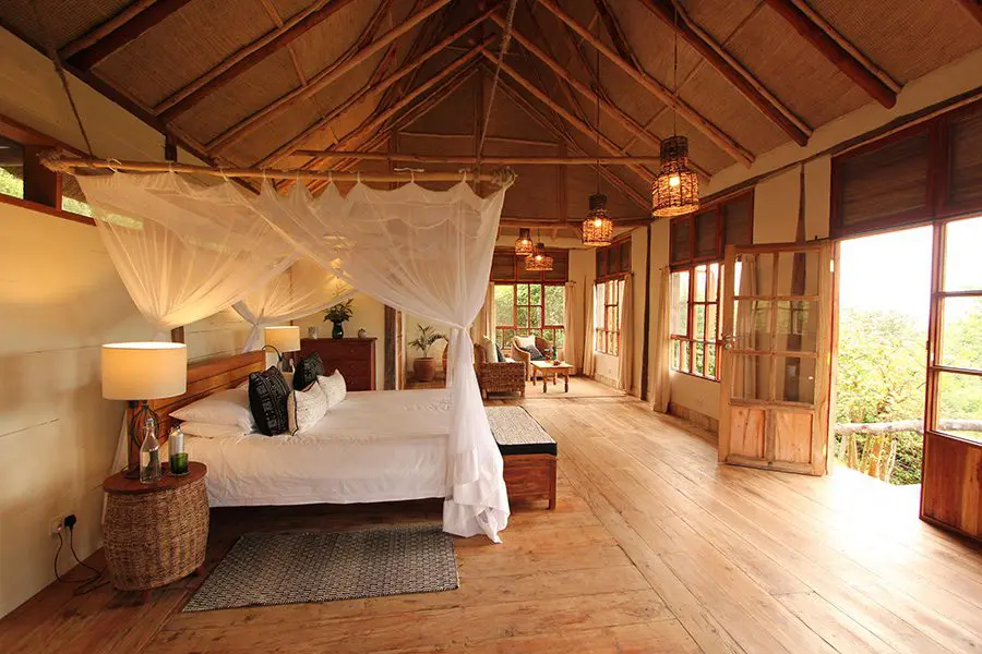 The Deluxe Room at Kyambura Gorge Lodge