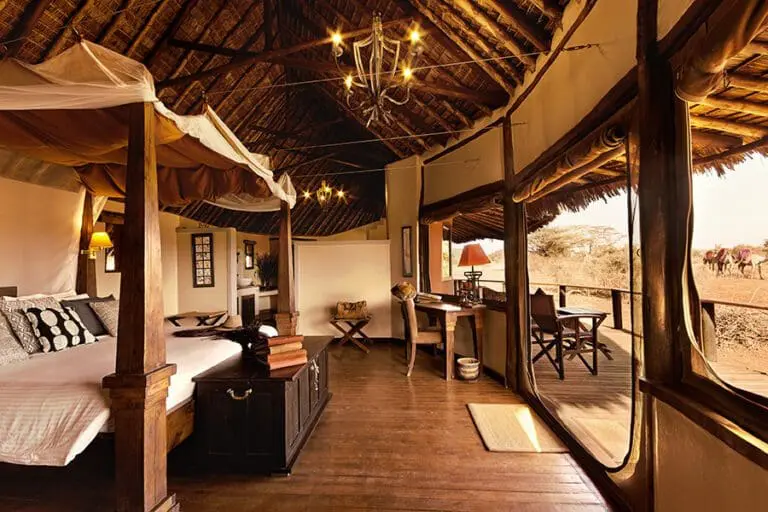 Una habitación en Tawi Lodge. 