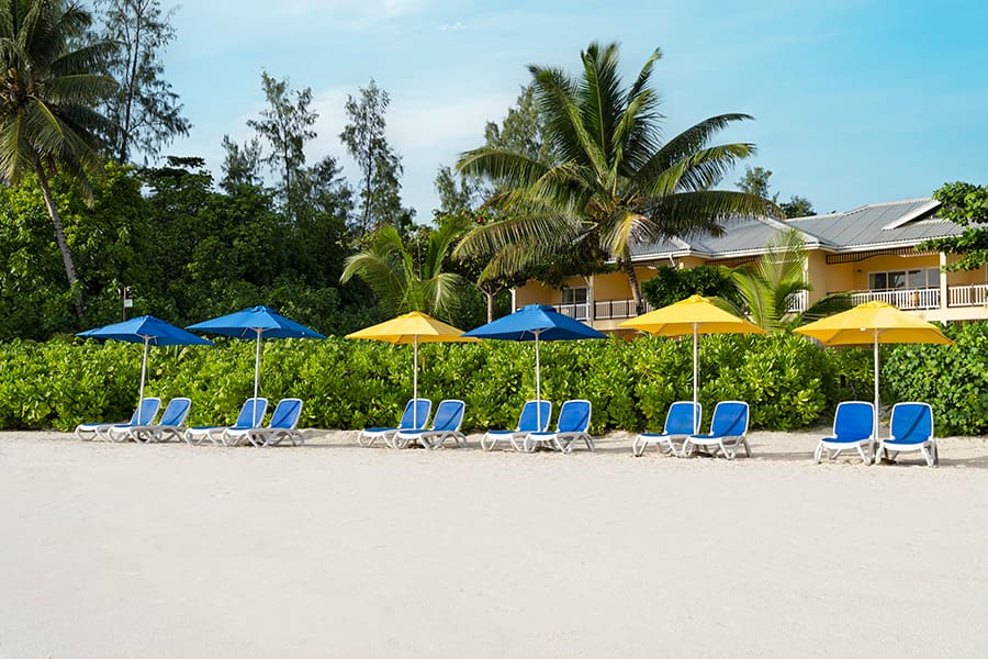 Spend the day lounging poolside at Acajou Beach Resort.