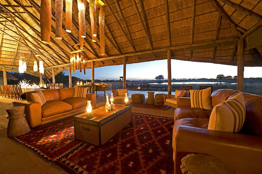 Relax in the lounge after traversing the wild landscape. 