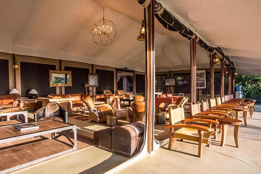 Camp main area interior
