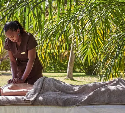 Disfrute de un tratamiento de spa. 