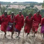 Guías Maasai de Trails Camp.