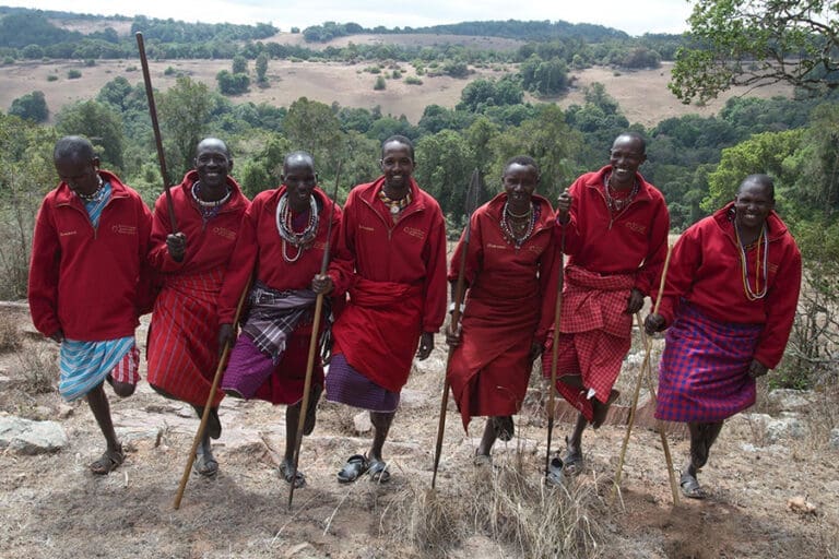 Trails Camp Maasai guides.