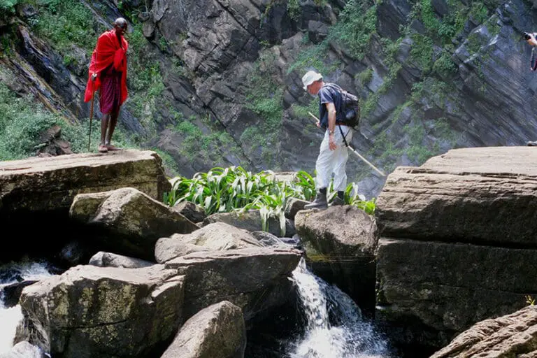 maasai-trails-camp-ol-lasur-waterfall-in-loita-forest
