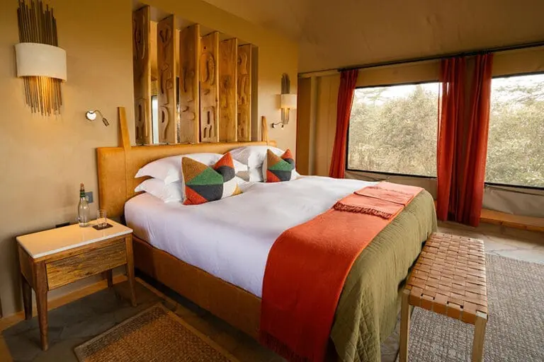 Tienda doble cómoda y espaciosa