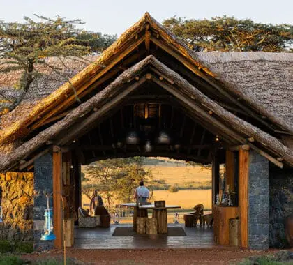 Entrada al campamento de Naboisho.
